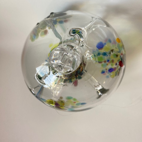 Vintage Art Glass WITCH BALL by Kitras, Handblown in Canada - Picture 12 of 15